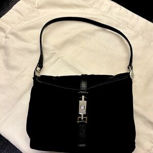 Gucci Fabric and Leather Purse